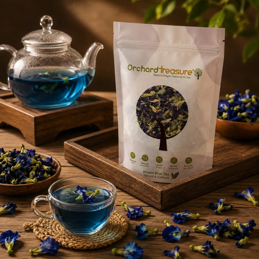 Assam Blue Tea Natural & Caffine